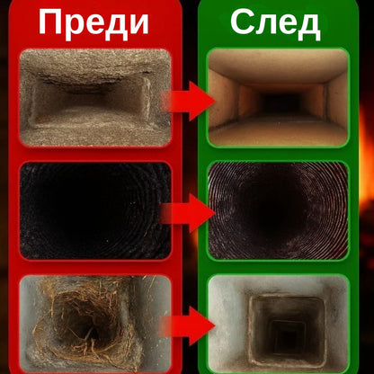 СПРИДИМ- Топки за почистване на печки и комини