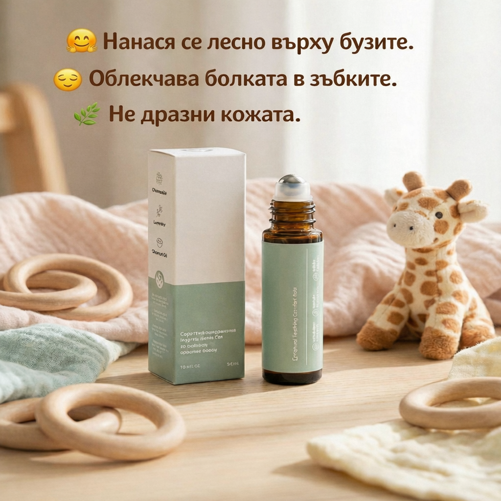 CalmDent-Помага на зъбите и венците на малкото