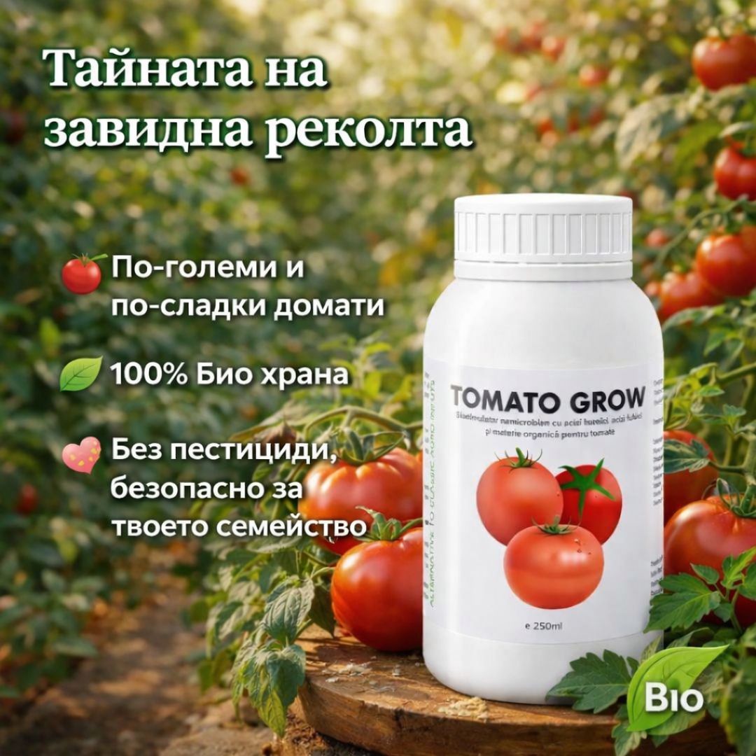 TOMATO GROW - Естествен тор за домати-250ml