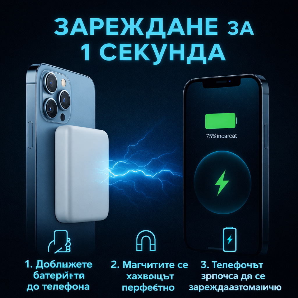 Магнитна батерия Magsafe