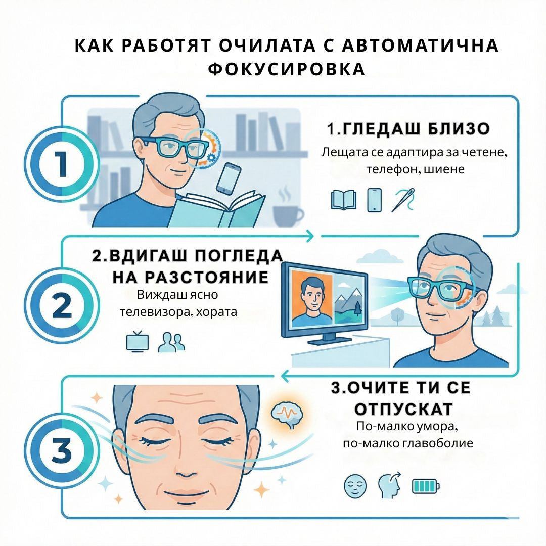 Очила за зрение | Адаптивни лещи