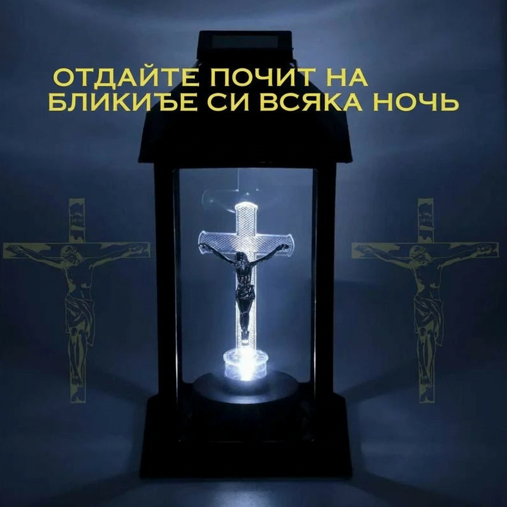 LED фенер с соларно зареждане