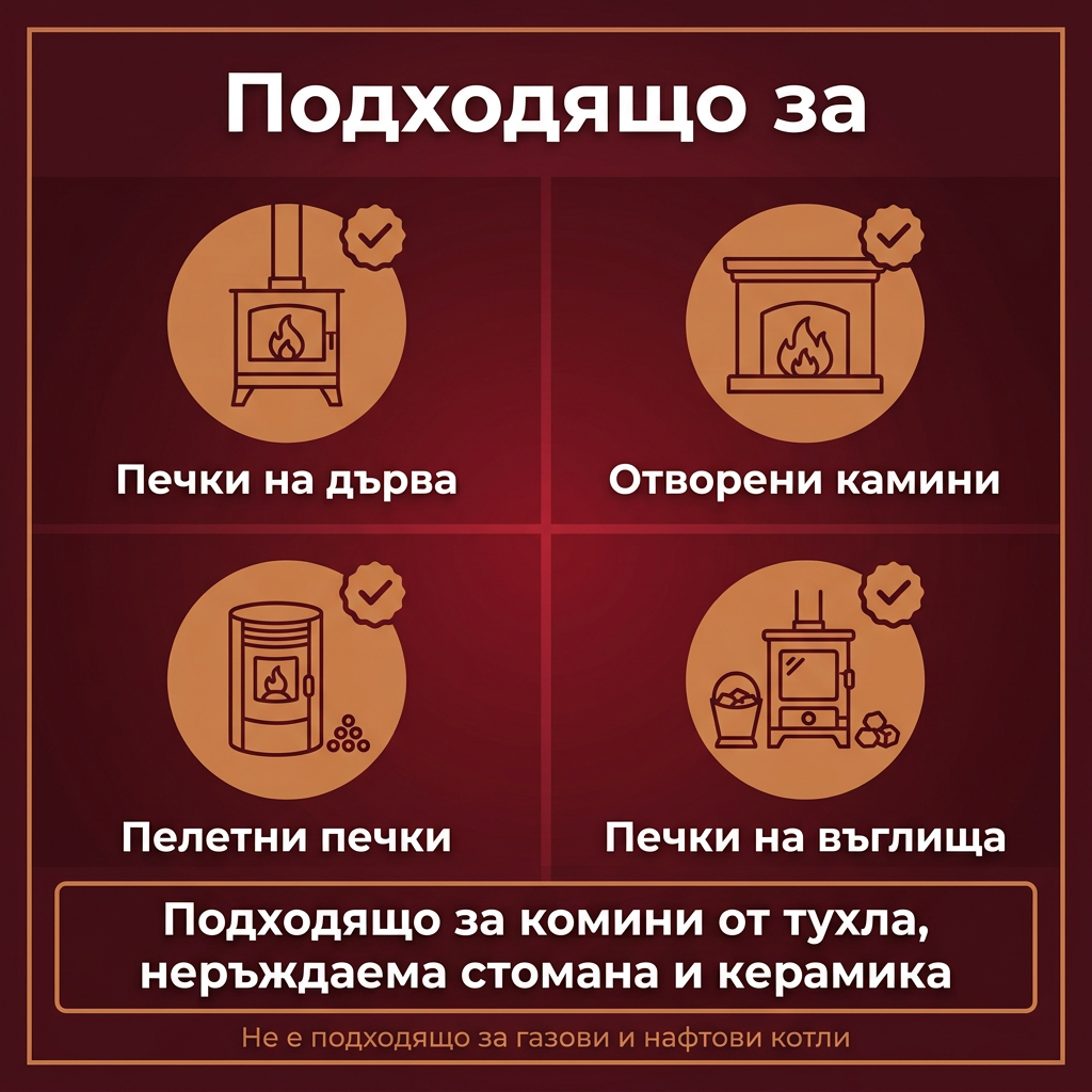 СТОПФУМ / Топки за почистване на печки и комини